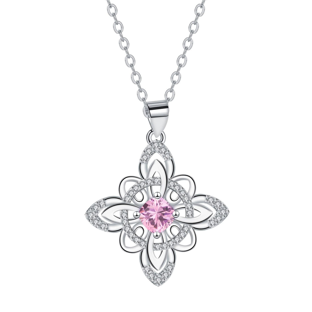 「Celtic Guardian」Birthstone Double Protection Necklace
