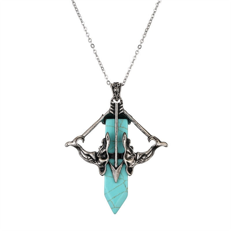 Cupid's Sword Natural Crystal Pendant