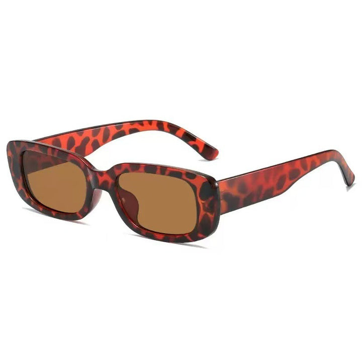 Vintage Narrow Rectangle Sunglasses