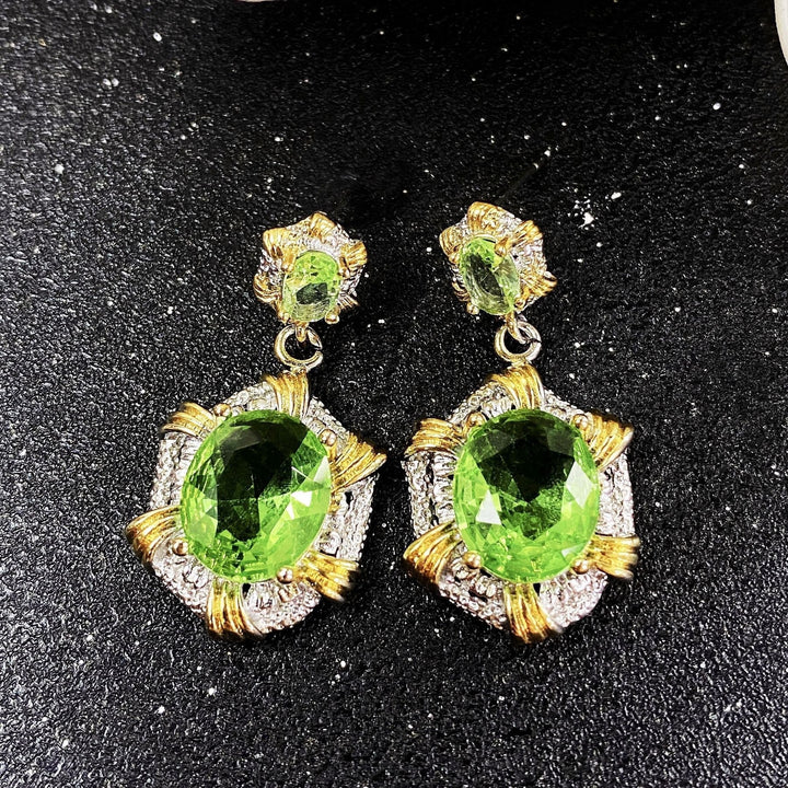 Two-Tone 18K Gold & S925 Silver Openwork Jewelry Set