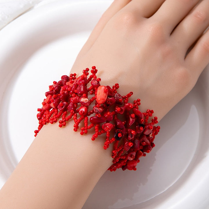 Boho Natural Chip Stone Bracelet