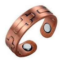 Pure Copper Magnetic Bracelet Ring Set