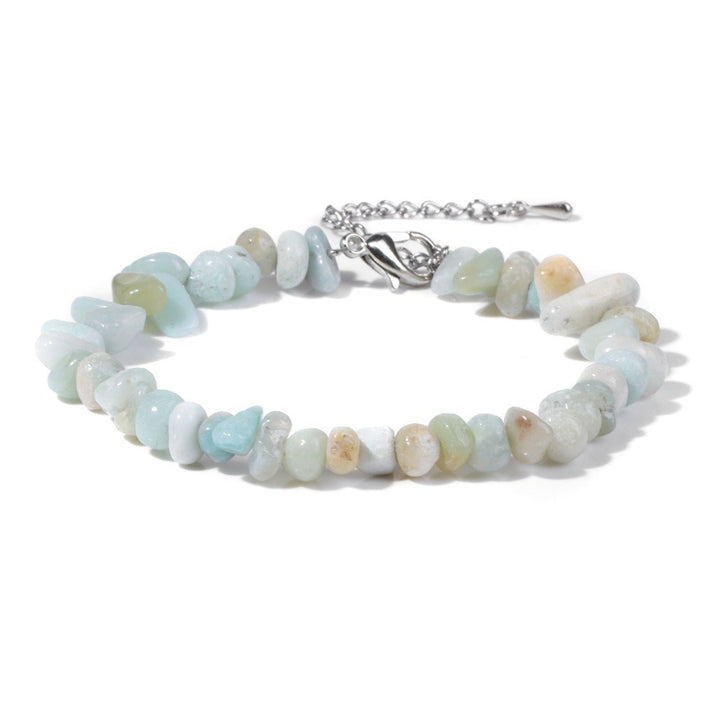 Natural Crystal Chip Adjustable Bracelets