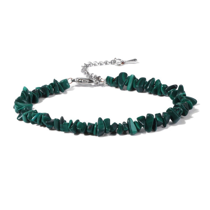 Natural Crystal Chip Adjustable Bracelets