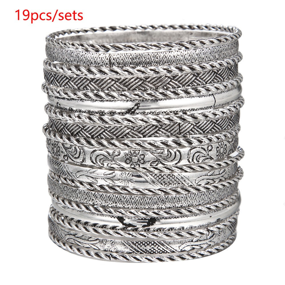 Vintage Boho Stackable Bangle Collection
