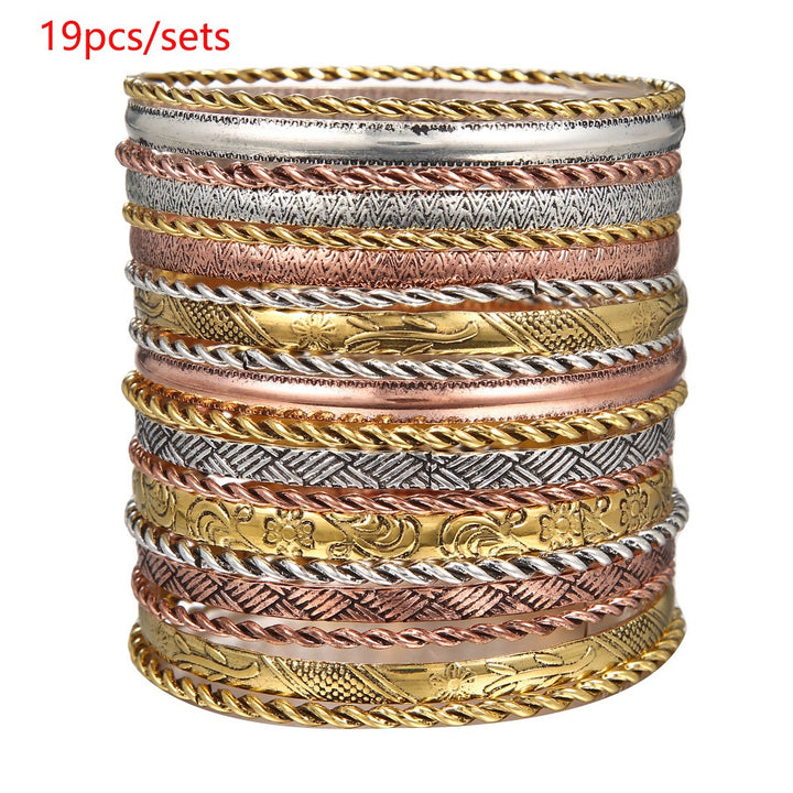 Vintage Boho Stackable Bangle Collection