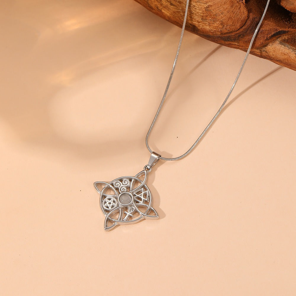 Vintage Celtic Knot Amulet Necklace
