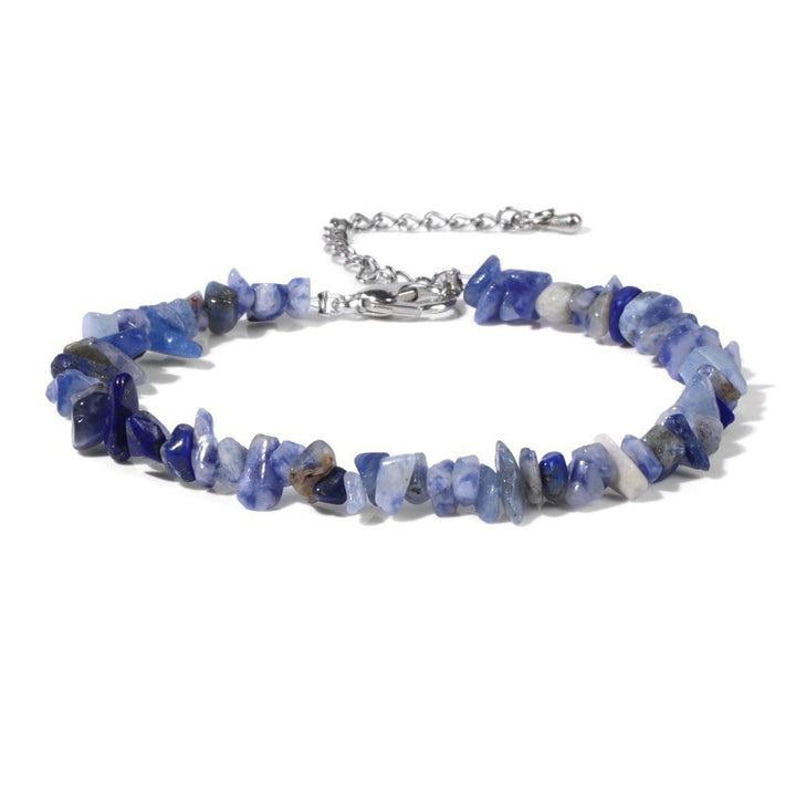 Natural Crystal Chip Adjustable Bracelets