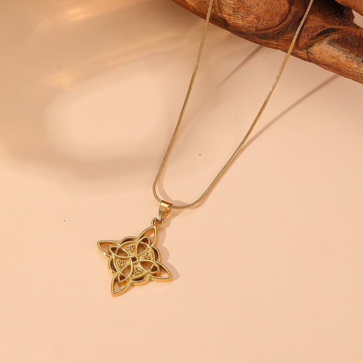 Vintage Celtic Knot Amulet Necklace