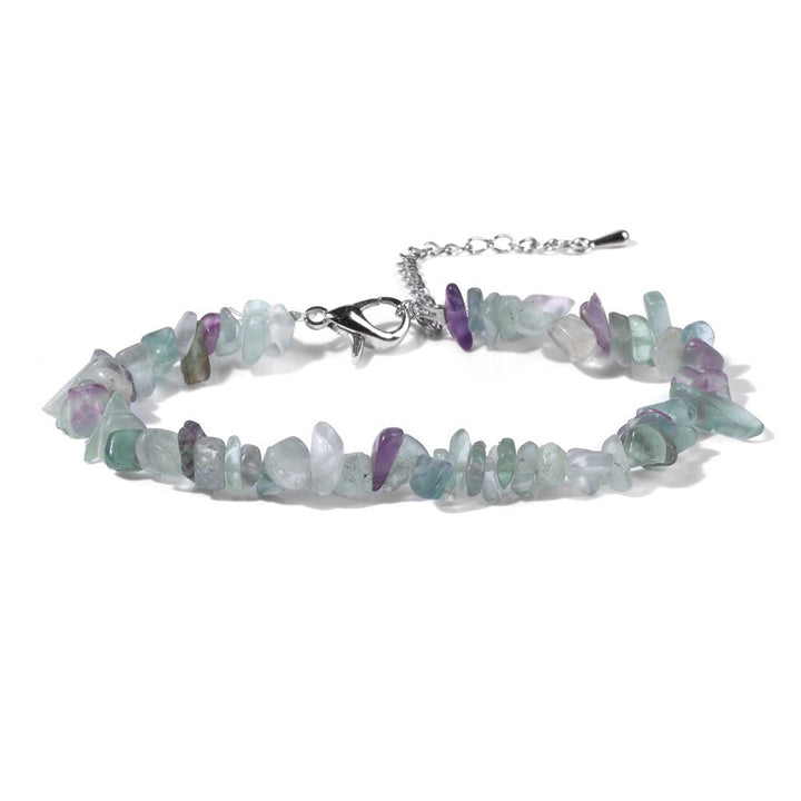 Natural Crystal Chip Adjustable Bracelets