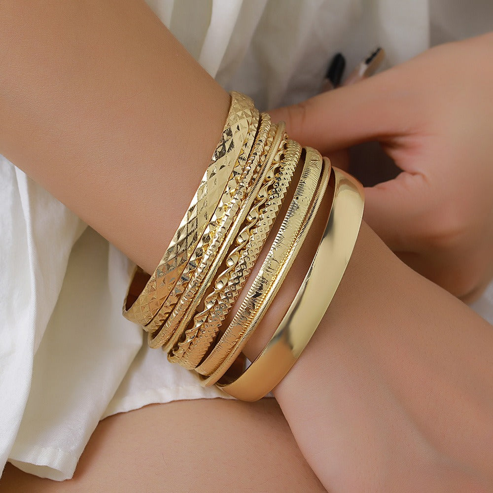 Vintage Boho Stackable Bangle Collection