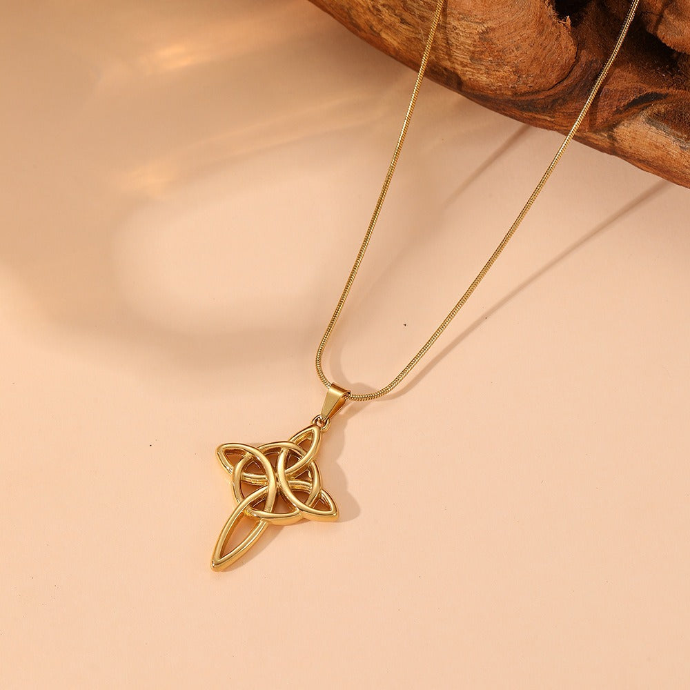 Vintage Celtic Knot Amulet Necklace