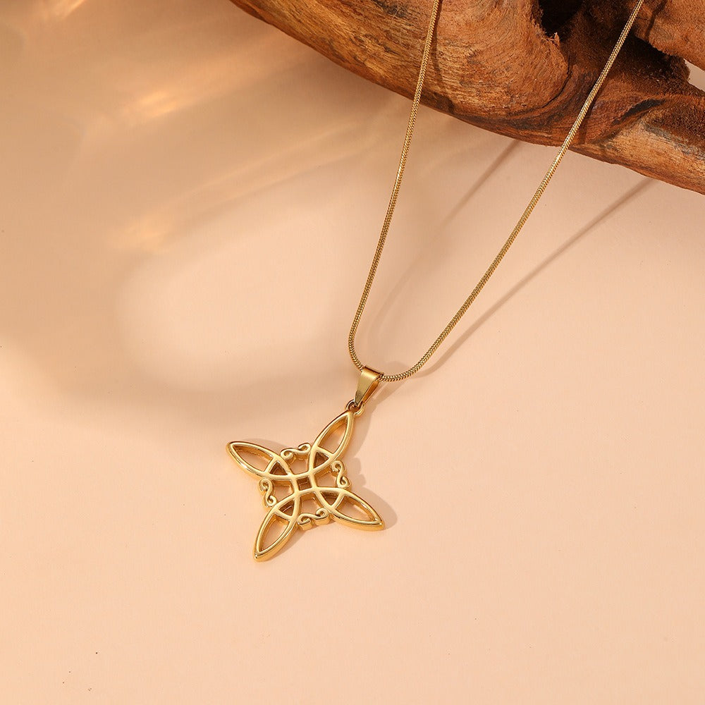 Vintage Celtic Knot Amulet Necklace