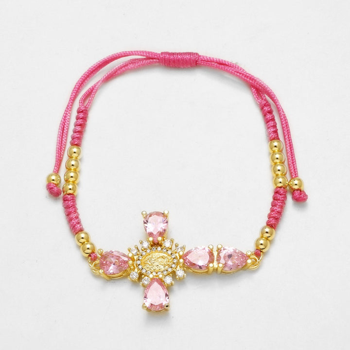 「Our Lady Cross」Handwoven Protection Bracelet