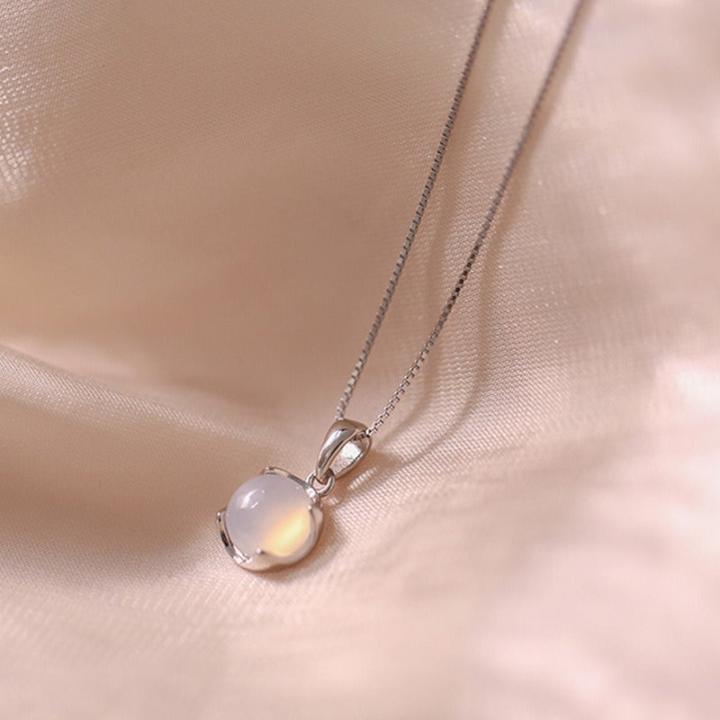 Natural Crystal Pendant Necklace