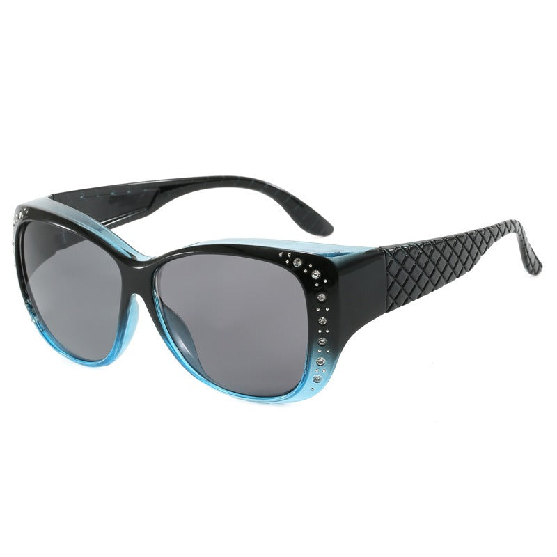 Rhinestone Cat-Eye Fit Over Sunglasses