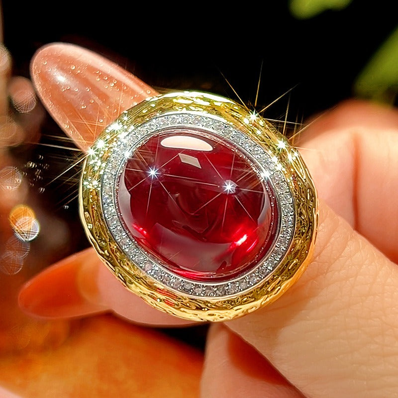 18K Gold Two-Tone Micro-Pavé Star Gemstone Set