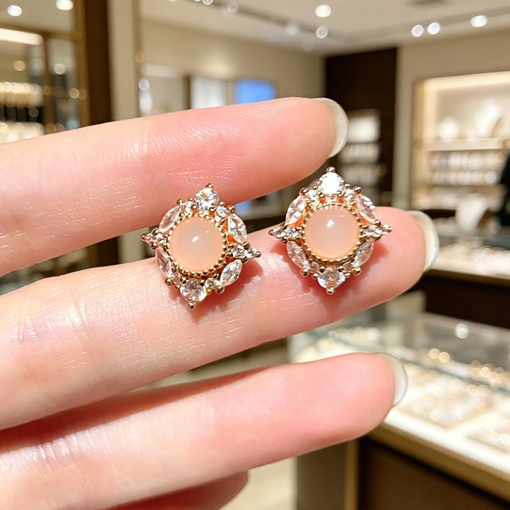 Self-Love Radiance S925 Silver Rose Gold Rose Quartz Jewelry Set