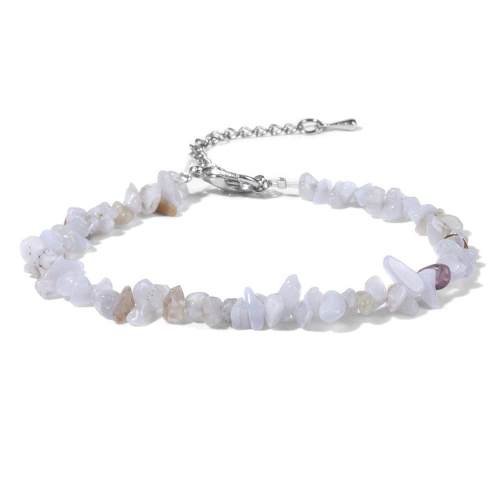 Natural Crystal Chip Adjustable Bracelets