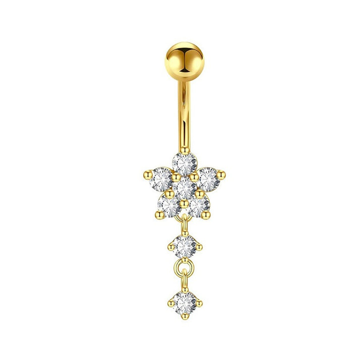 Sterling Silver Non-Piercing Belly Button Ring Set