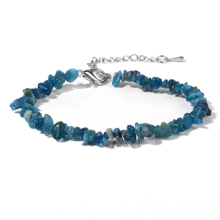 Natural Crystal Chip Adjustable Bracelets