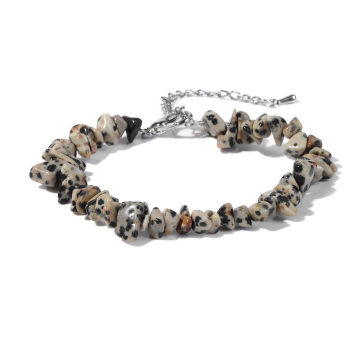 Natural Crystal Chip Adjustable Bracelets
