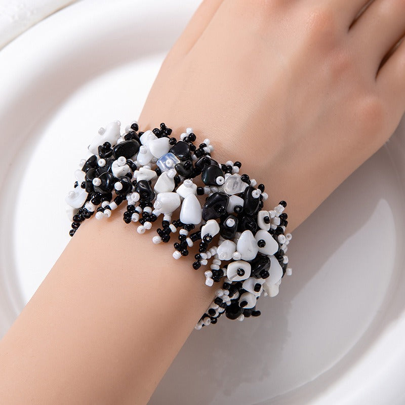 Boho Natural Chip Stone Bracelet