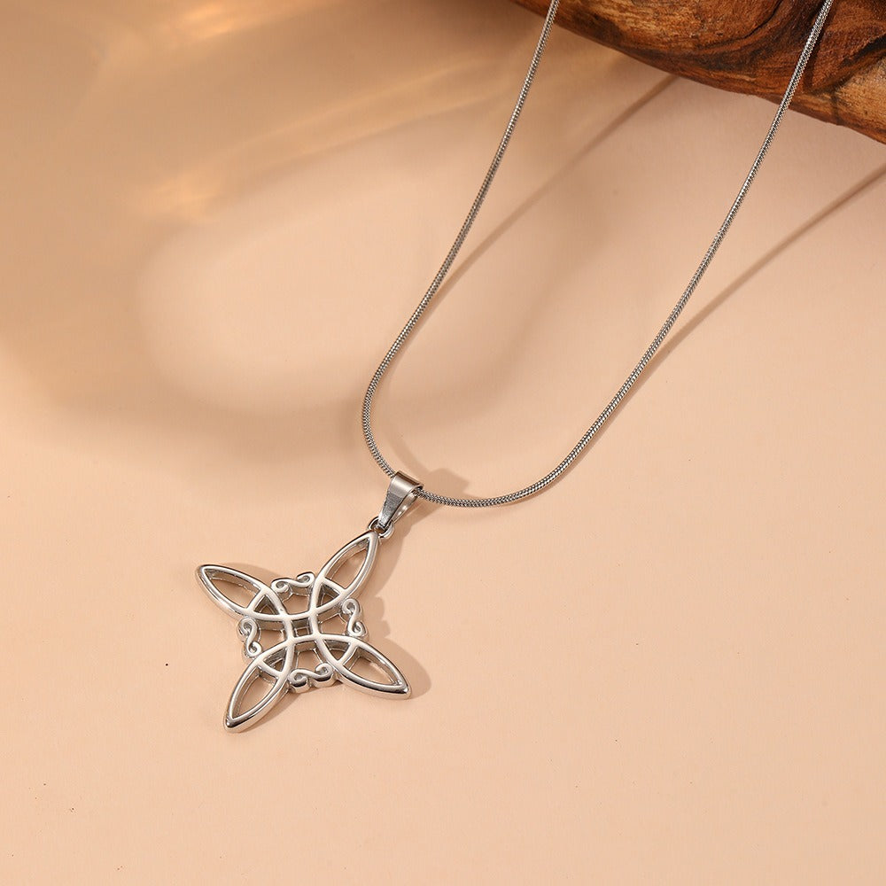 Vintage Celtic Knot Amulet Necklace