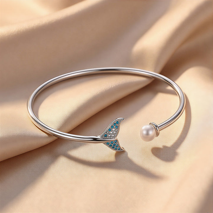 S925 Sterling Silver 3D Floral Cuff Bracelet
