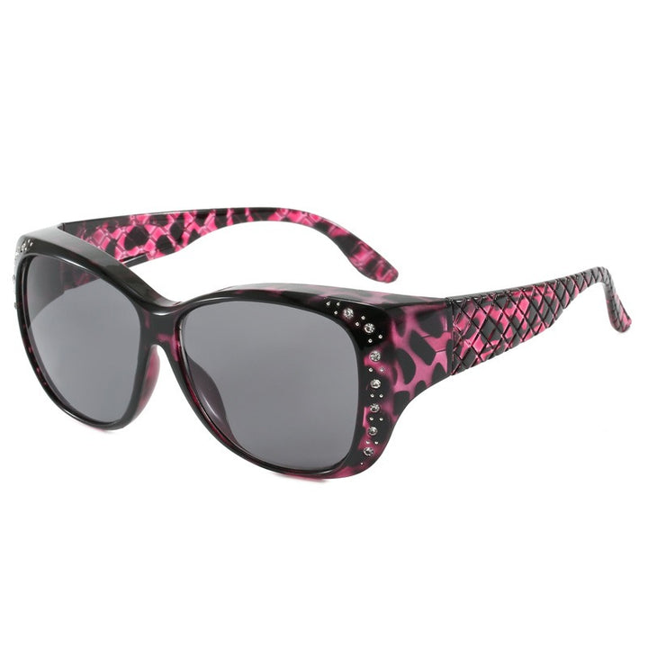 Rhinestone Cat-Eye Fit Over Sunglasses