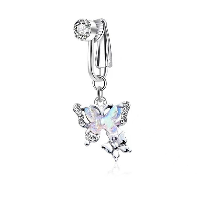 Sterling Silver Non-Piercing Belly Button Ring Set