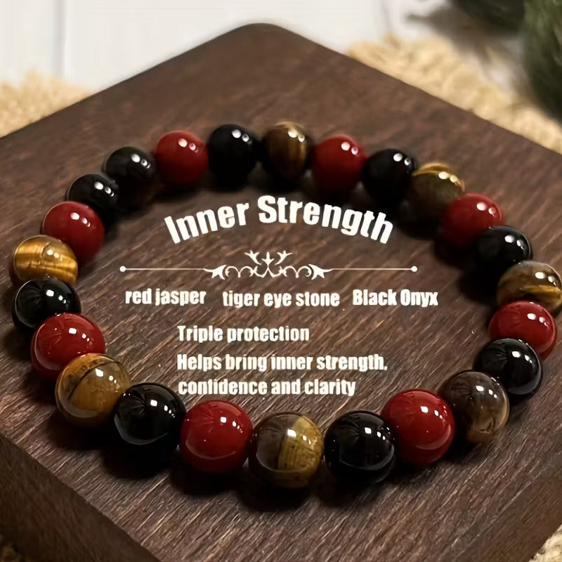 Crystal Energy Bracelet - Natural Gemstone Luck Bracelet European & American Niche Healing-Style Jewelry