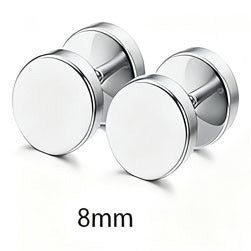 316L Stainless Steel Fake Plug Stud Earrings
