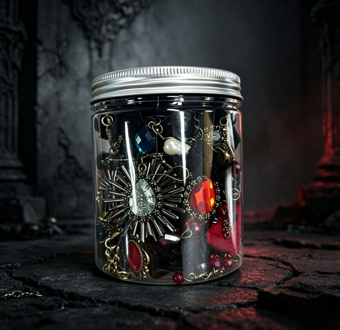 Dark Treasure · Gothic Vintage Jewelry Mystery Box