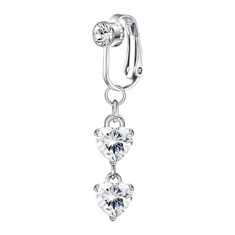 Sterling Silver Non-Piercing Belly Button Ring Set