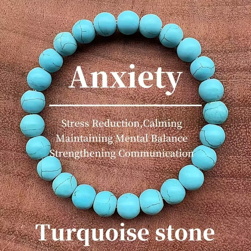 Crystal Energy Bracelet - Natural Gemstone Luck Bracelet European & American Niche Healing-Style Jewelry