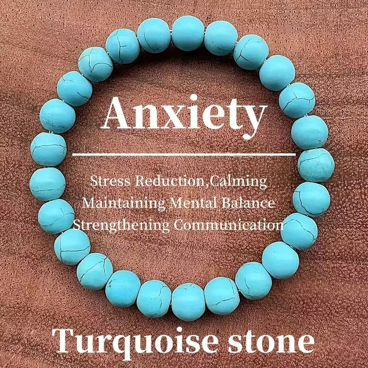 Crystal Energy Bracelet - Natural Gemstone Luck Bracelet European & American Niche Healing-Style Jewelry