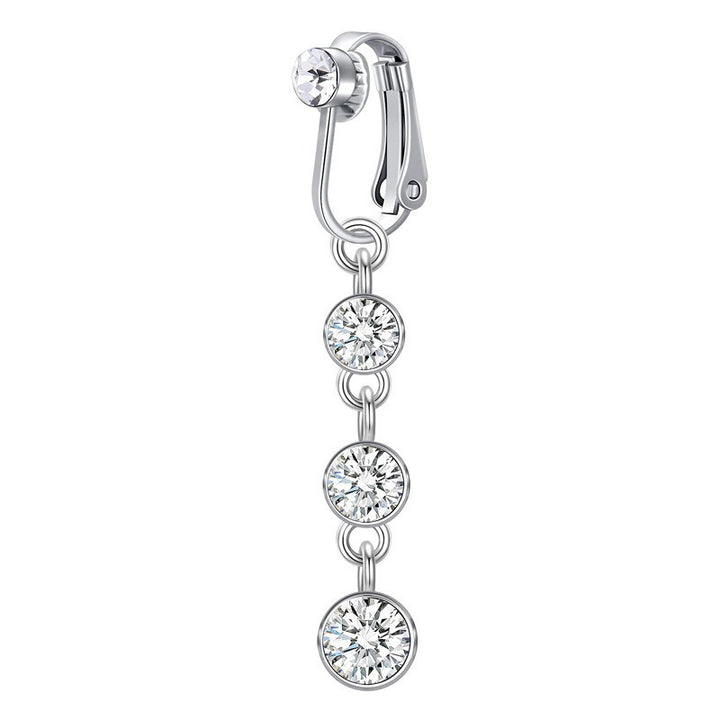 Sterling Silver Non-Piercing Belly Button Ring Set
