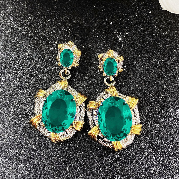 Two-Tone 18K Gold & S925 Silver Openwork Jewelry Set