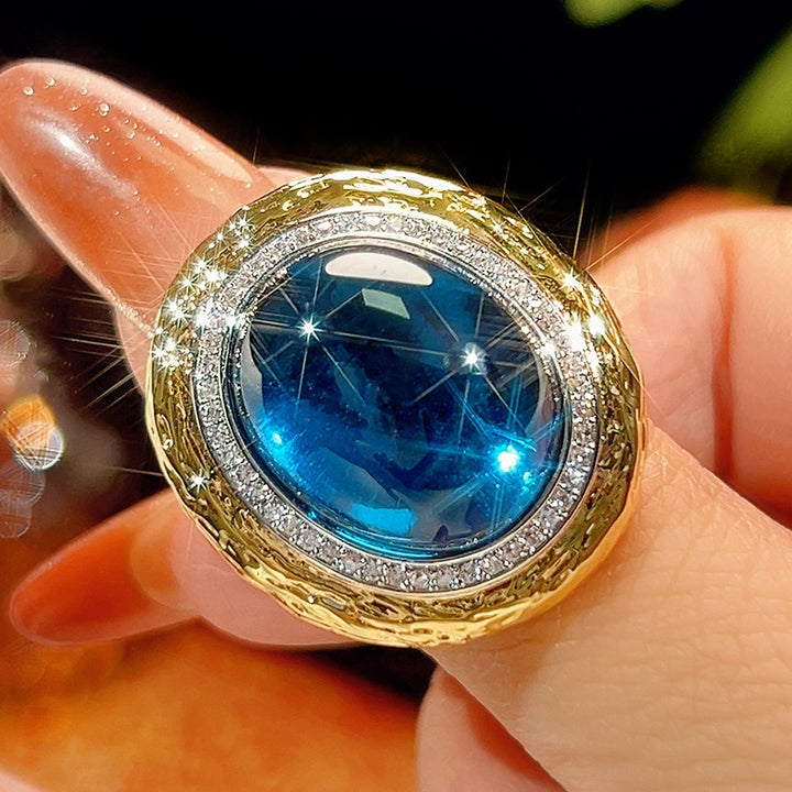 18K Gold Two-Tone Micro-Pavé Star Gemstone Set