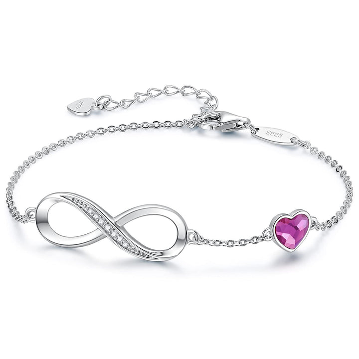 S925 Silver Pavé Infinity Symbol Bracelet