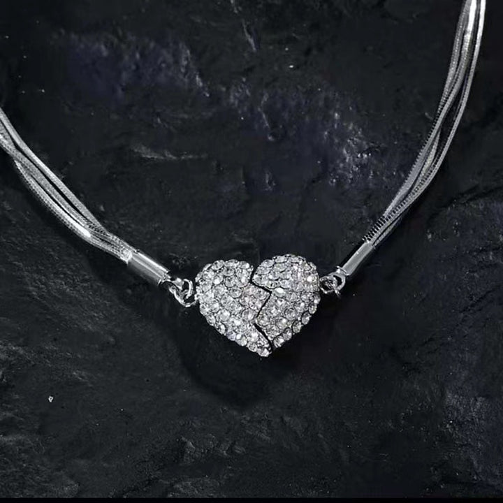 Magnetic Love Patchwork Necklace