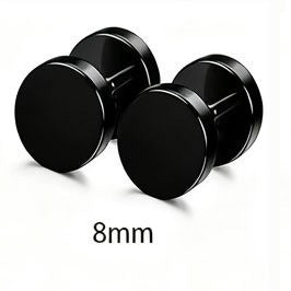 316L Stainless Steel Fake Plug Stud Earrings