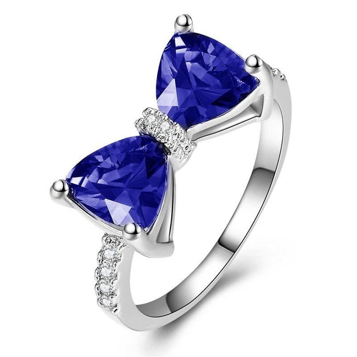 Dainty Bow Knot CZ Ring