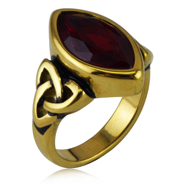 Celtic Knot Legacy Vintage Marquise Gem Ring