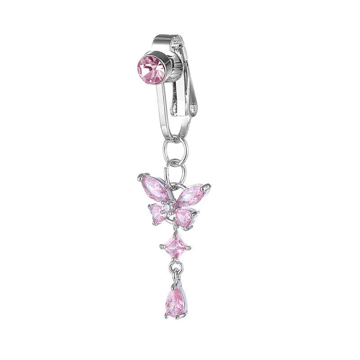 Sterling Silver Non-Piercing Belly Button Ring Set