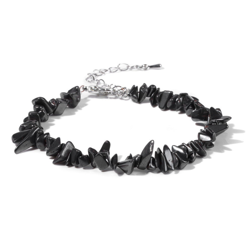 Natural Crystal Chip Adjustable Bracelets