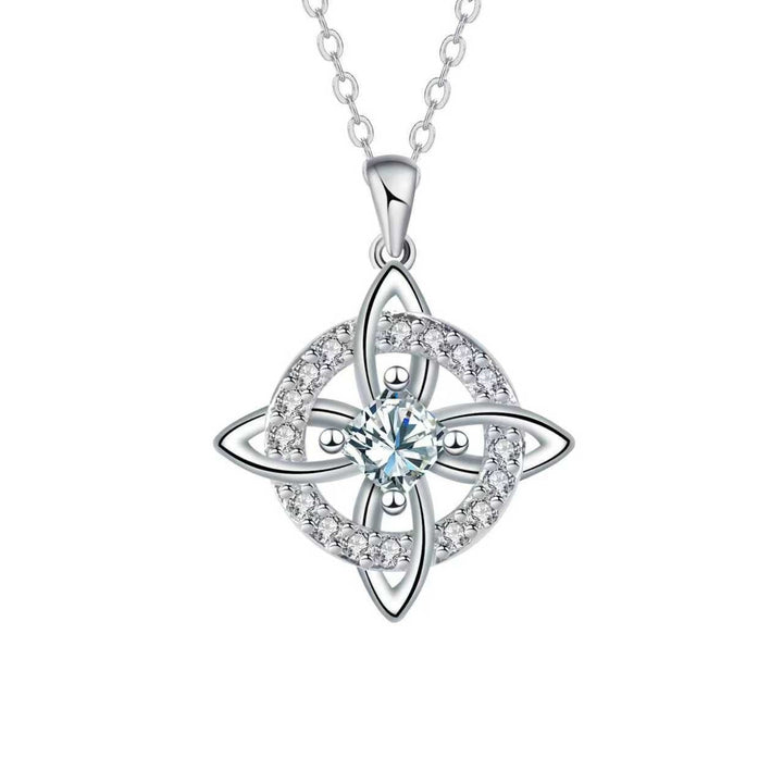 Star Spirit Guardian · S925 Sterling Silver Celtic Witches Knot Birthstone Necklace