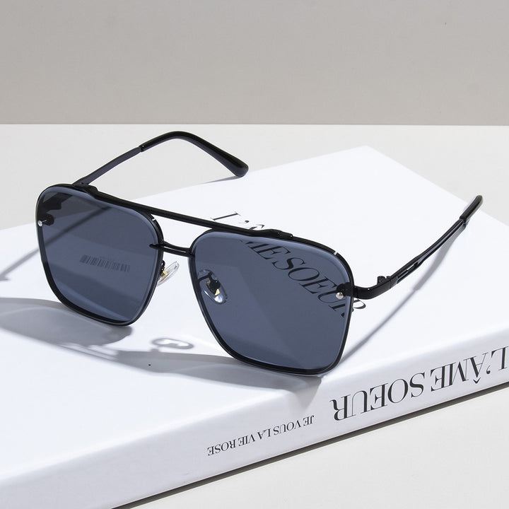 Timeless Double-Bridge Aviator Sunglasses