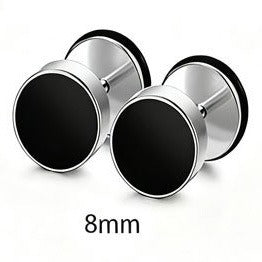 316L Stainless Steel Fake Plug Stud Earrings